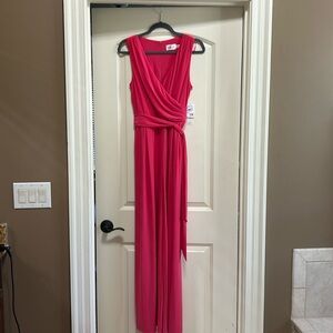 Eliza J pink jumpsuit- new with tags.